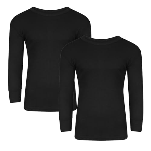 Socksmad Men's Thermal Long Sleeve Top, Pack of 2, Warm Underwear Baselayers, M L XL XXL Thermals